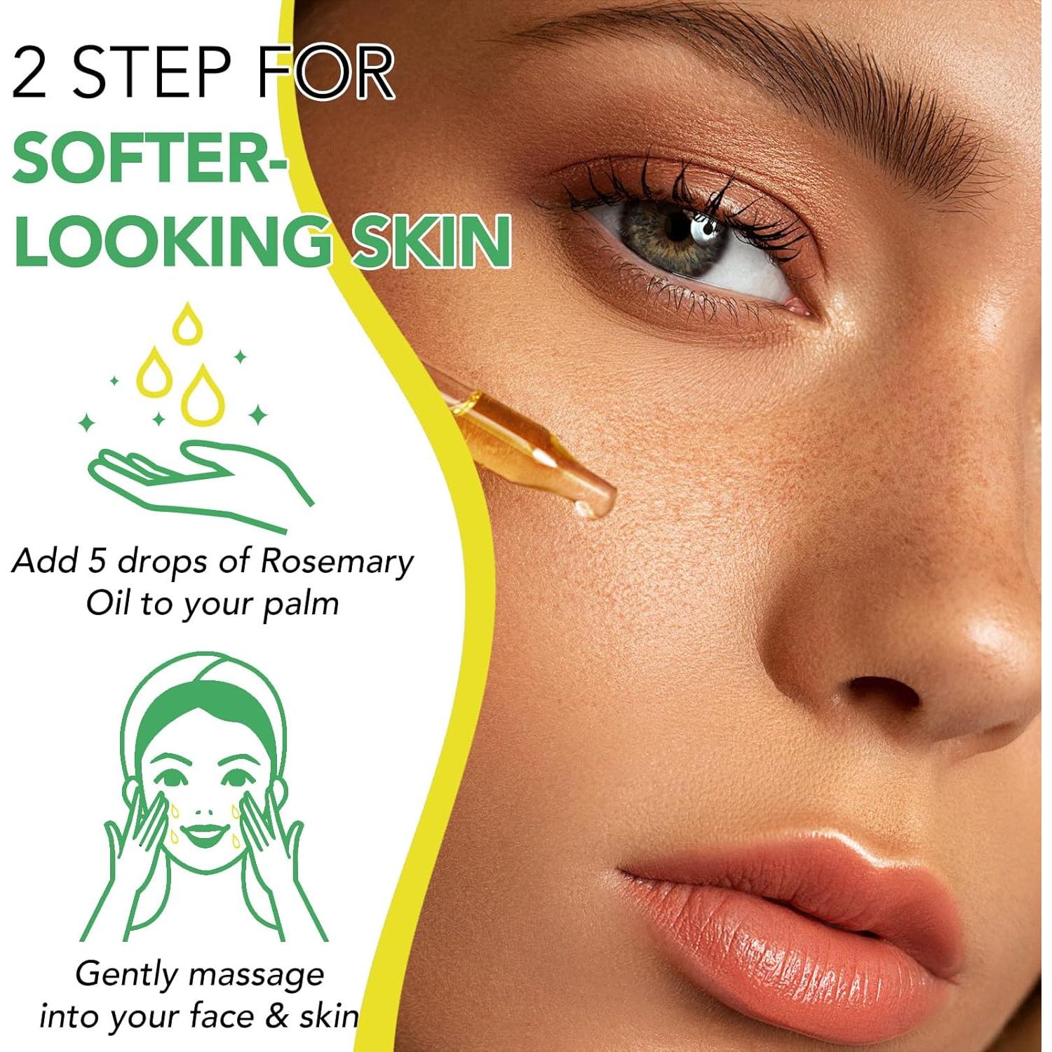 Aceite de Romero Orgánico 100% Puro 60ml - Crecimiento Cabello