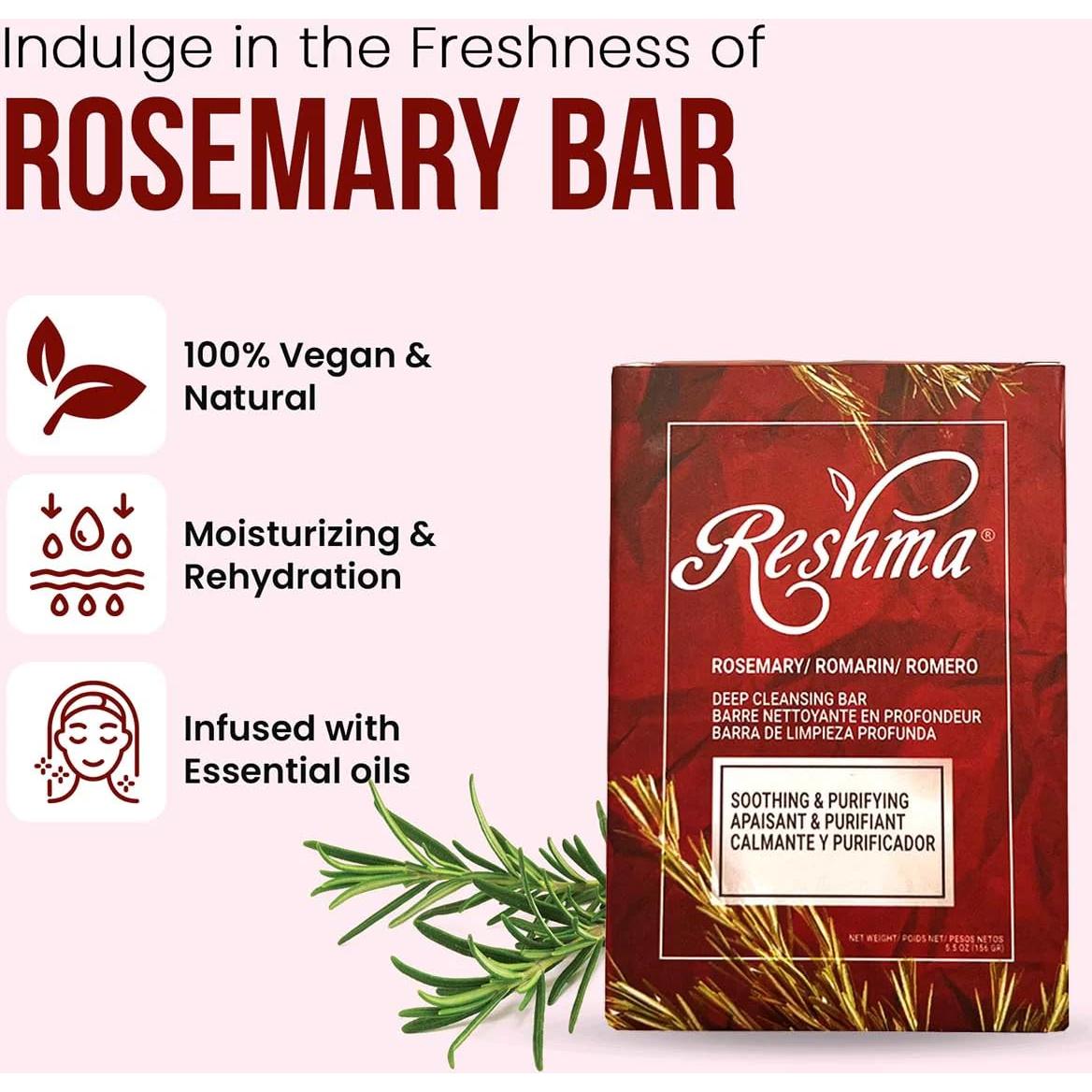 Jabón de Romero Reshma Beauty 155 g Antienvejecimiento Piel Normal