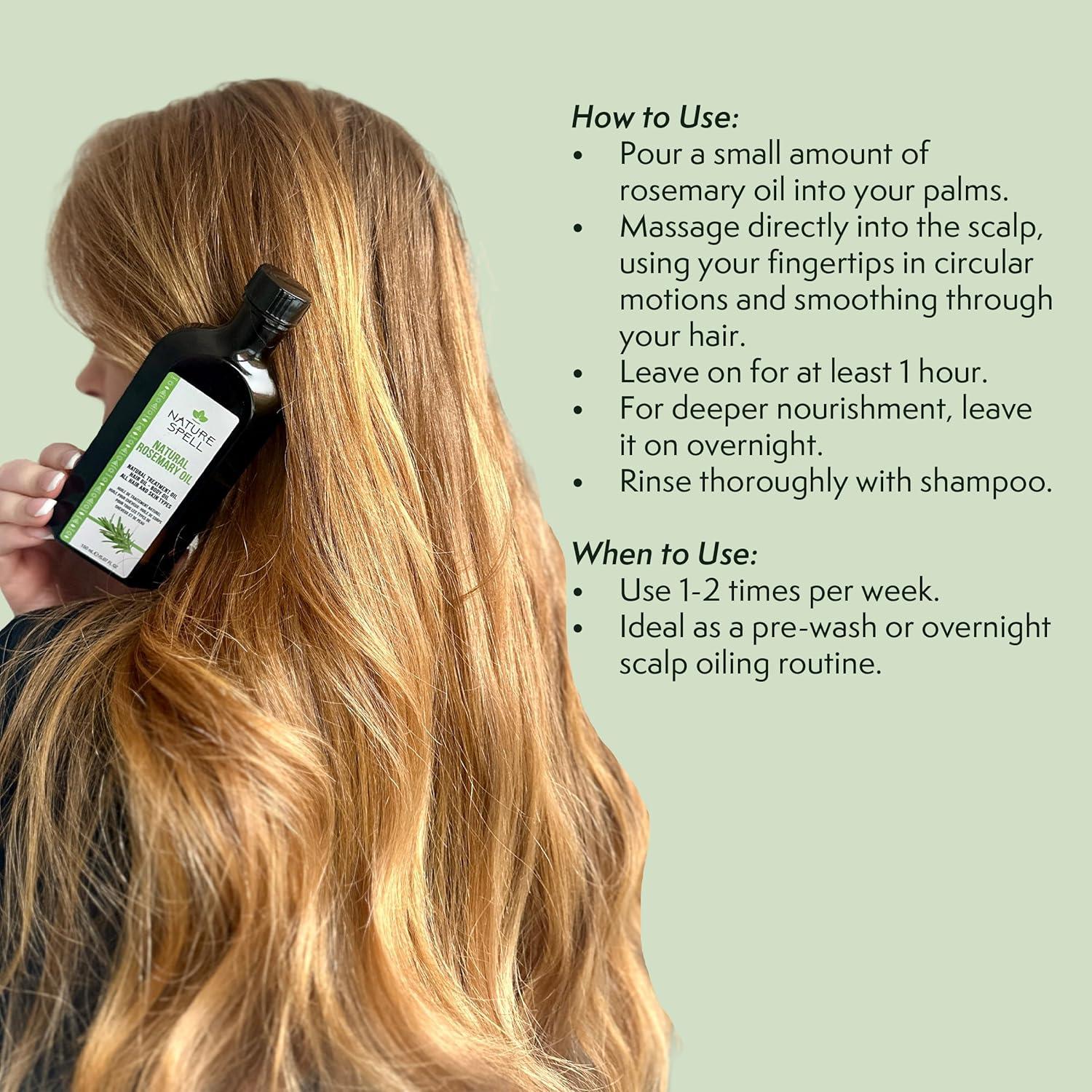 Aceite de Romero Nature Spell 150 ml - Crecimiento Cabello