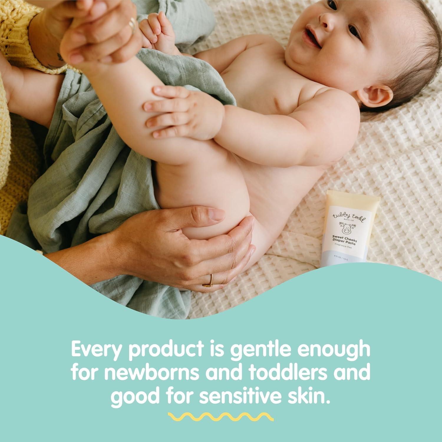 TUBBY TODD Set de Cuidado de Piel para Bebés - Jabón Hipoalergénico y Ungüento