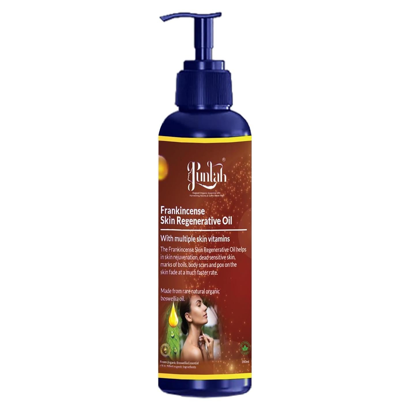 Aceite Regenerativo Puntah Skin 200ml - Hidratante y Masaje