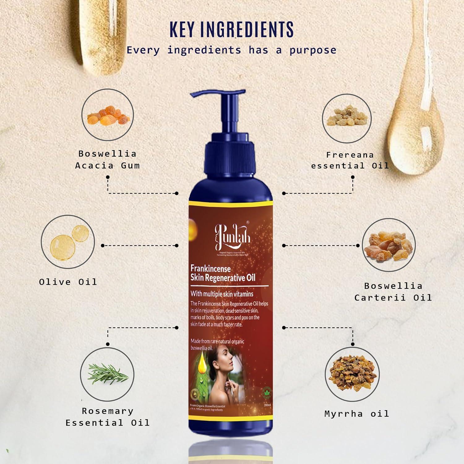 Aceite Regenerativo Puntah Skin 200ml - Hidratante y Masaje