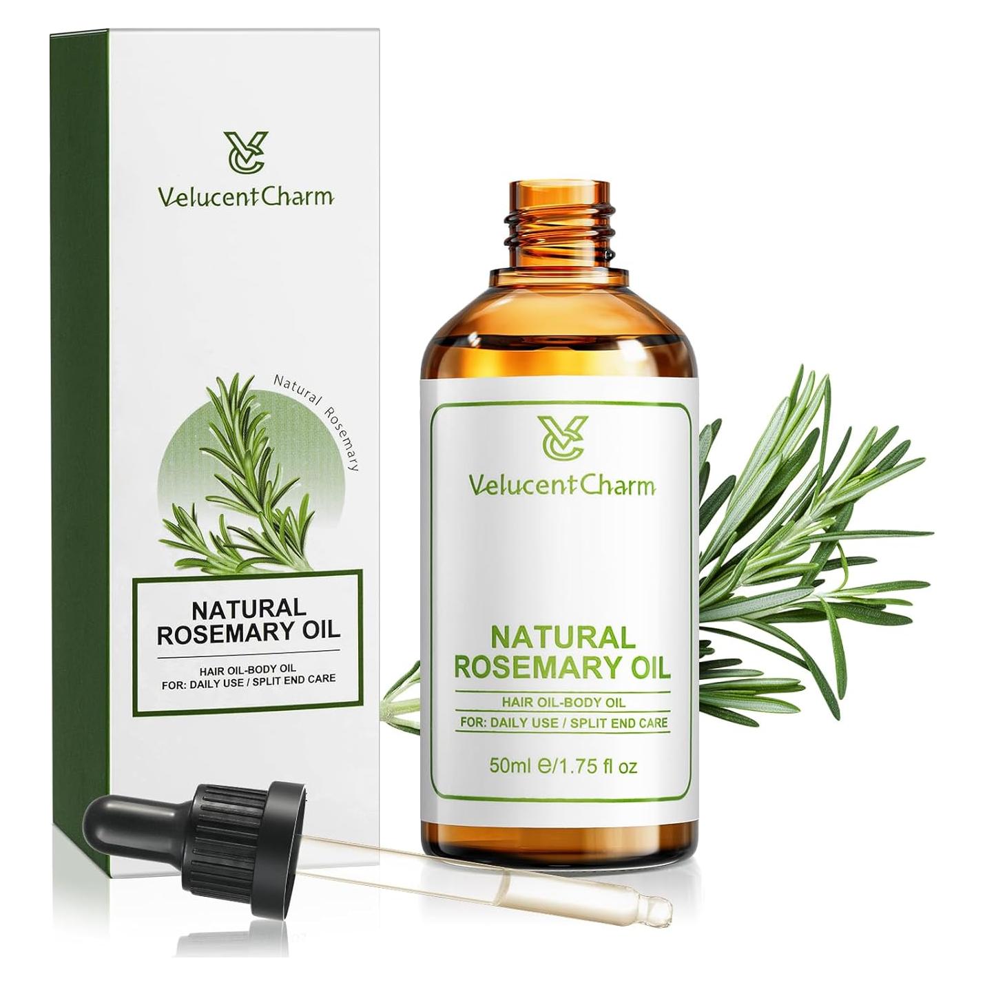 Aceite Orgánico de Romero VelucentCharm 51.2 ml Crecimiento Capilar