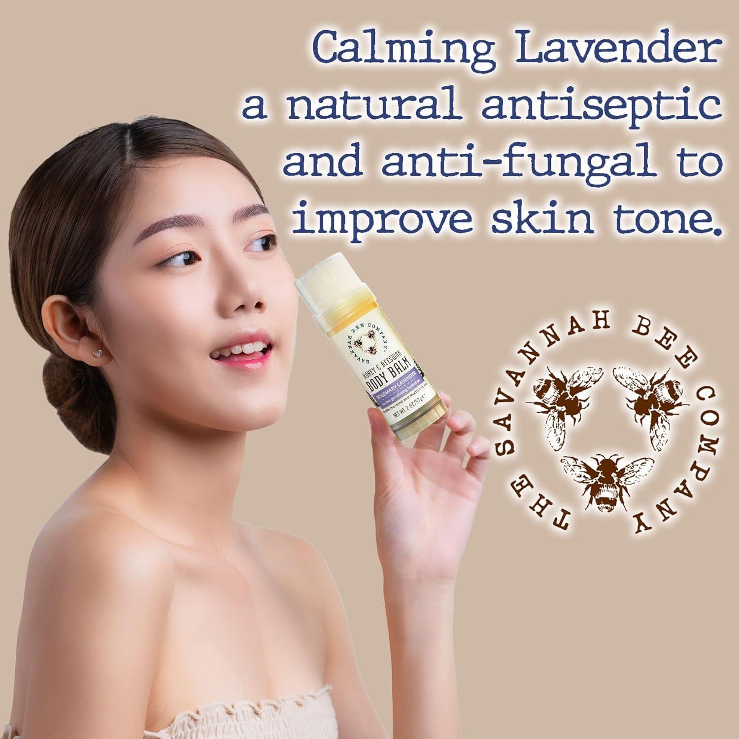 Bálsamo Corporal Hidratante Savannah Bee 56.7g Romero y Lavanda