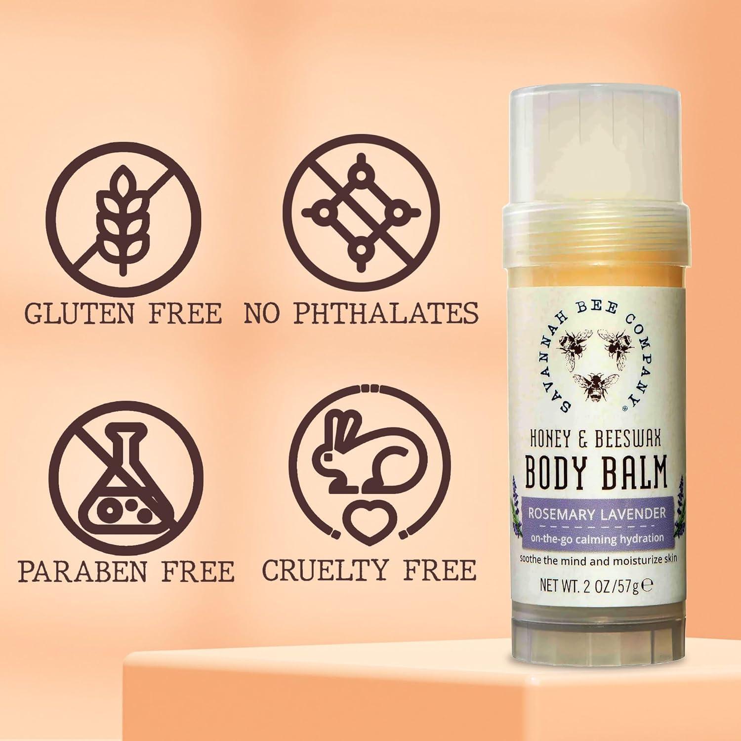 Bálsamo Corporal Hidratante Savannah Bee 56.7g Romero y Lavanda