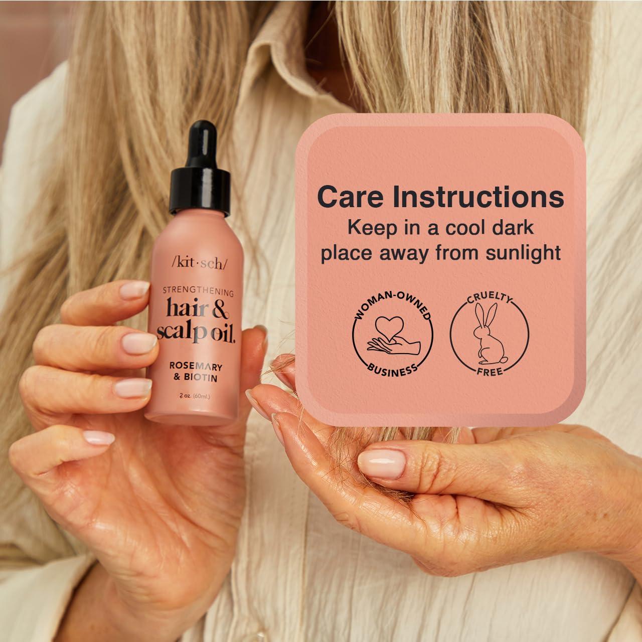 Aceite Pre-Lavado Kitsch de Romero y Ricino 60ml - Cuidado Cabello