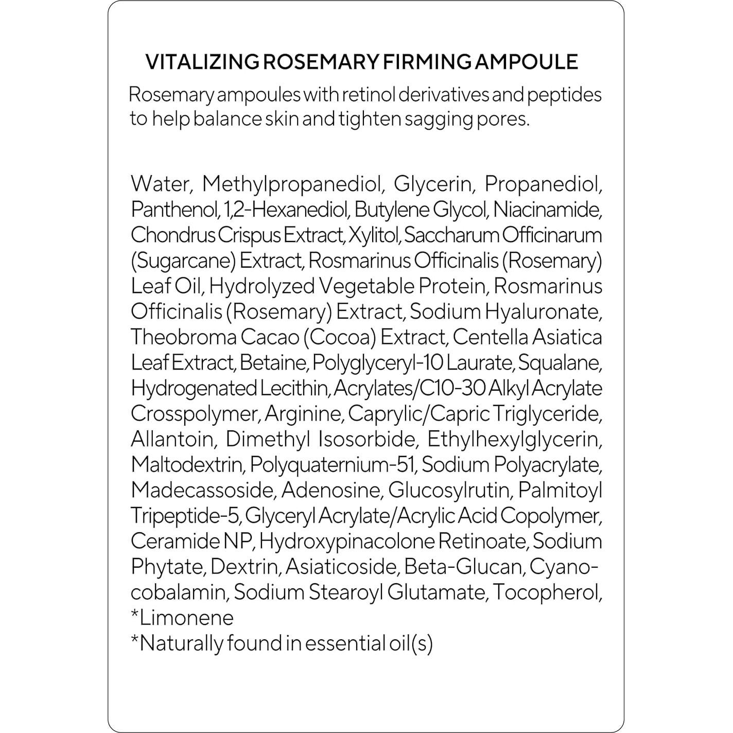Suero Reafirmante de Romero AROMATICA 30ml - Retinol Hidratante