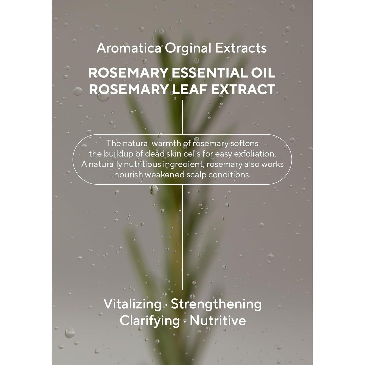 Tratamiento Capilar 3-en-1 AROMATICA Romero 160ml - Nutre e Hidrata