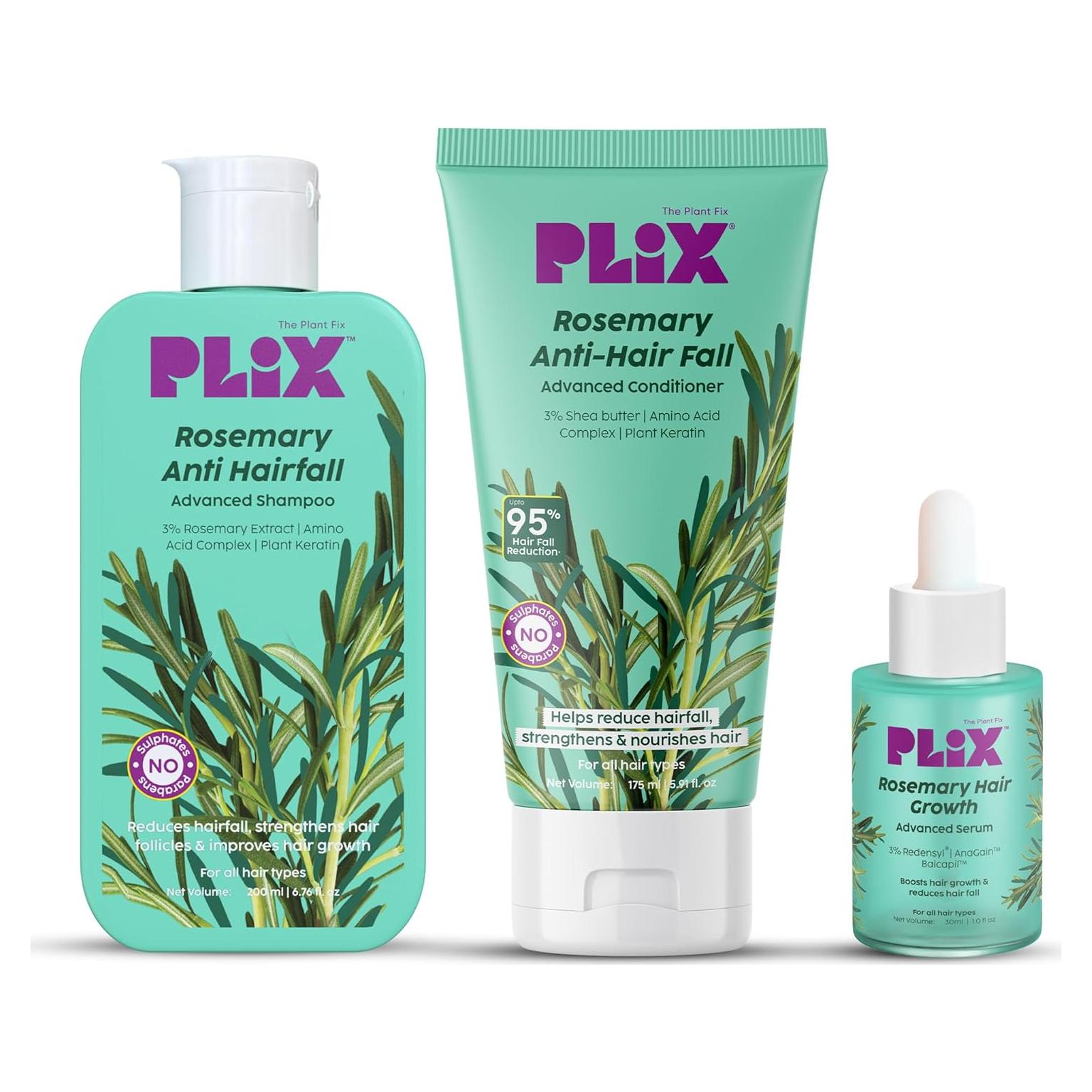 Combo Anti Caída de Cabello Plix Romero - Champú y Acondicionador