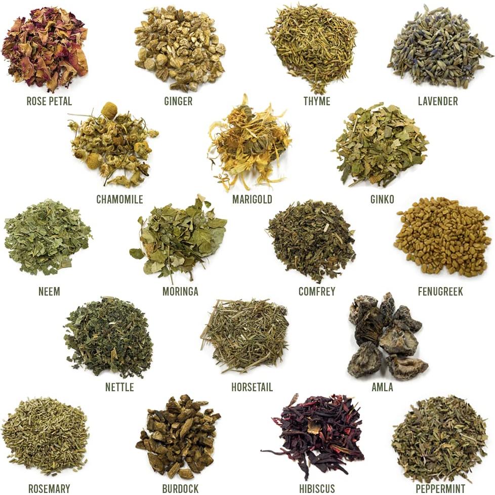Mezcla Herbal Well's 18 Hierbas para Infusión Aceite Cabello 70g