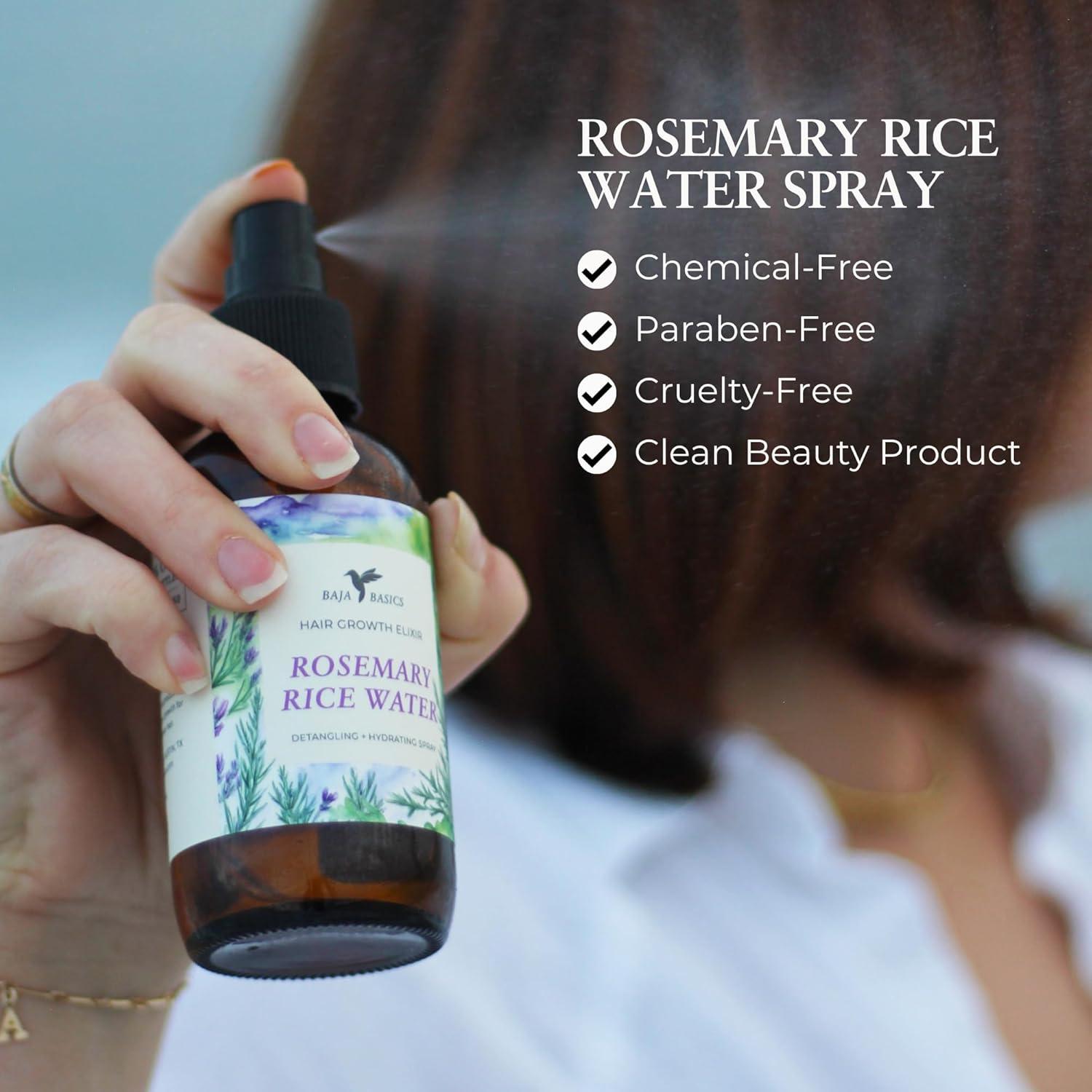 Spray de Agua de Arroz Longsheng y Romero 113.4g - Crecimiento Capilar