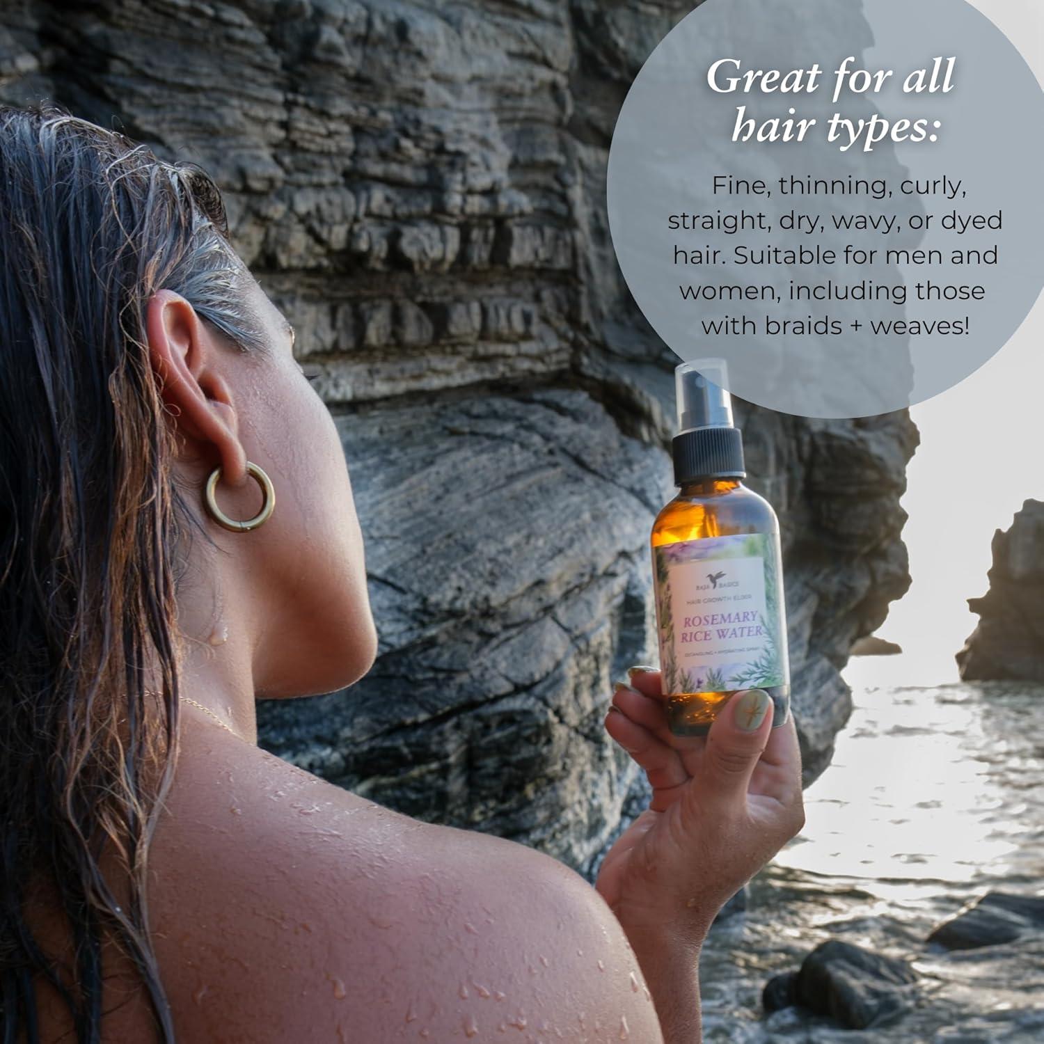 Spray de Agua de Arroz Longsheng y Romero 113.4g - Crecimiento Capilar