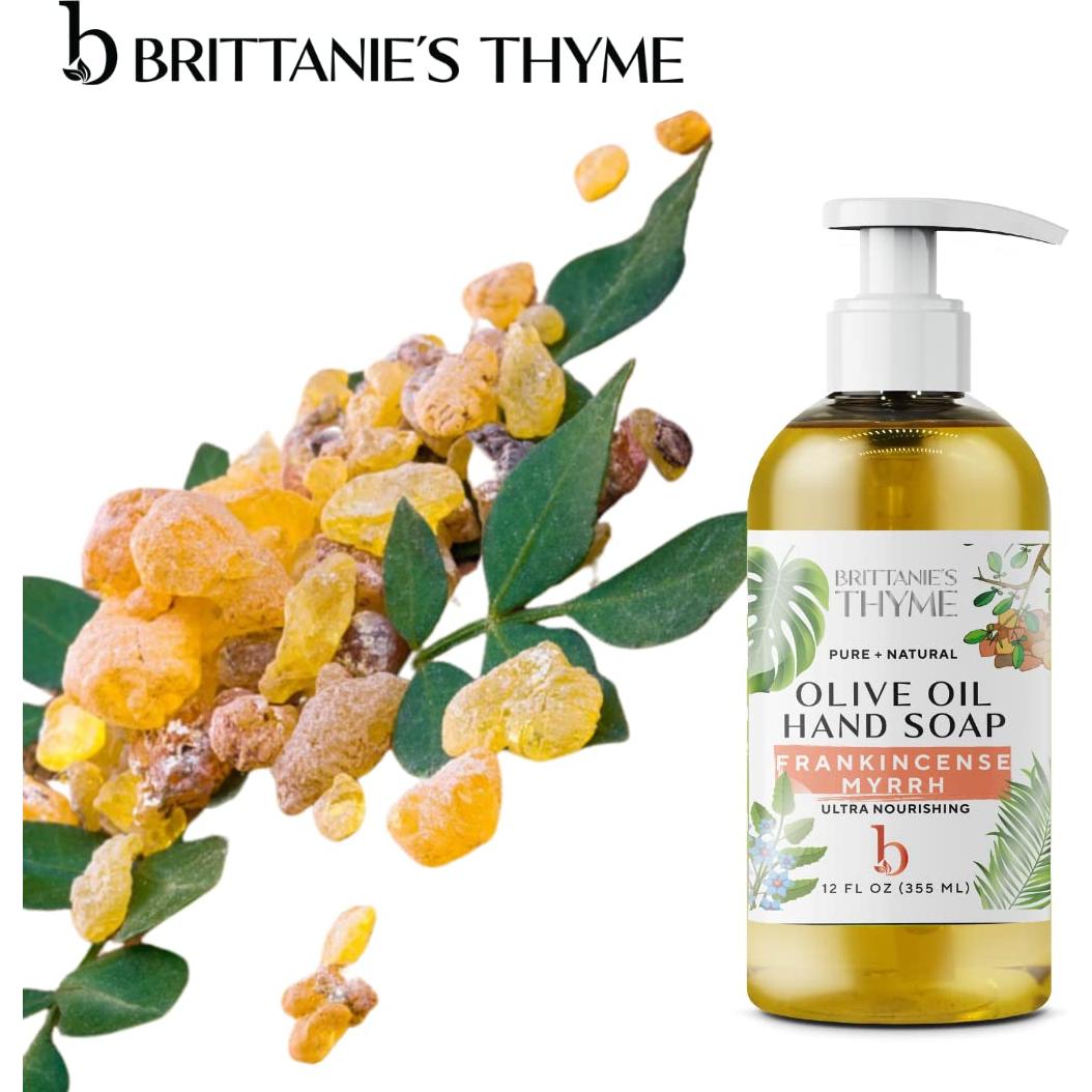 Jabón Líquido de Castile Brittanie 355 ml (Pack de 3) - Vegano