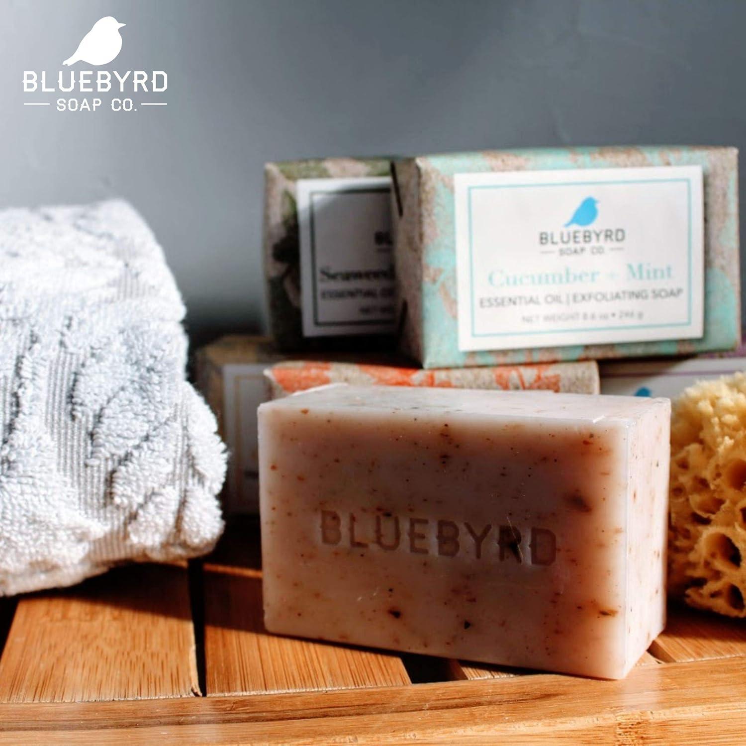 Jabón Exfoliante Bluebyrd Soap Co. Lavanda y Tomillo 245g