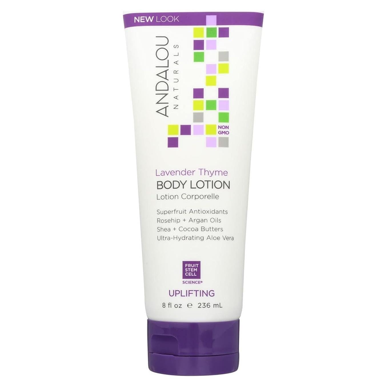 Loción Corporal Refrescante Lavanda y Tomillo 236 ml Andalou Naturals