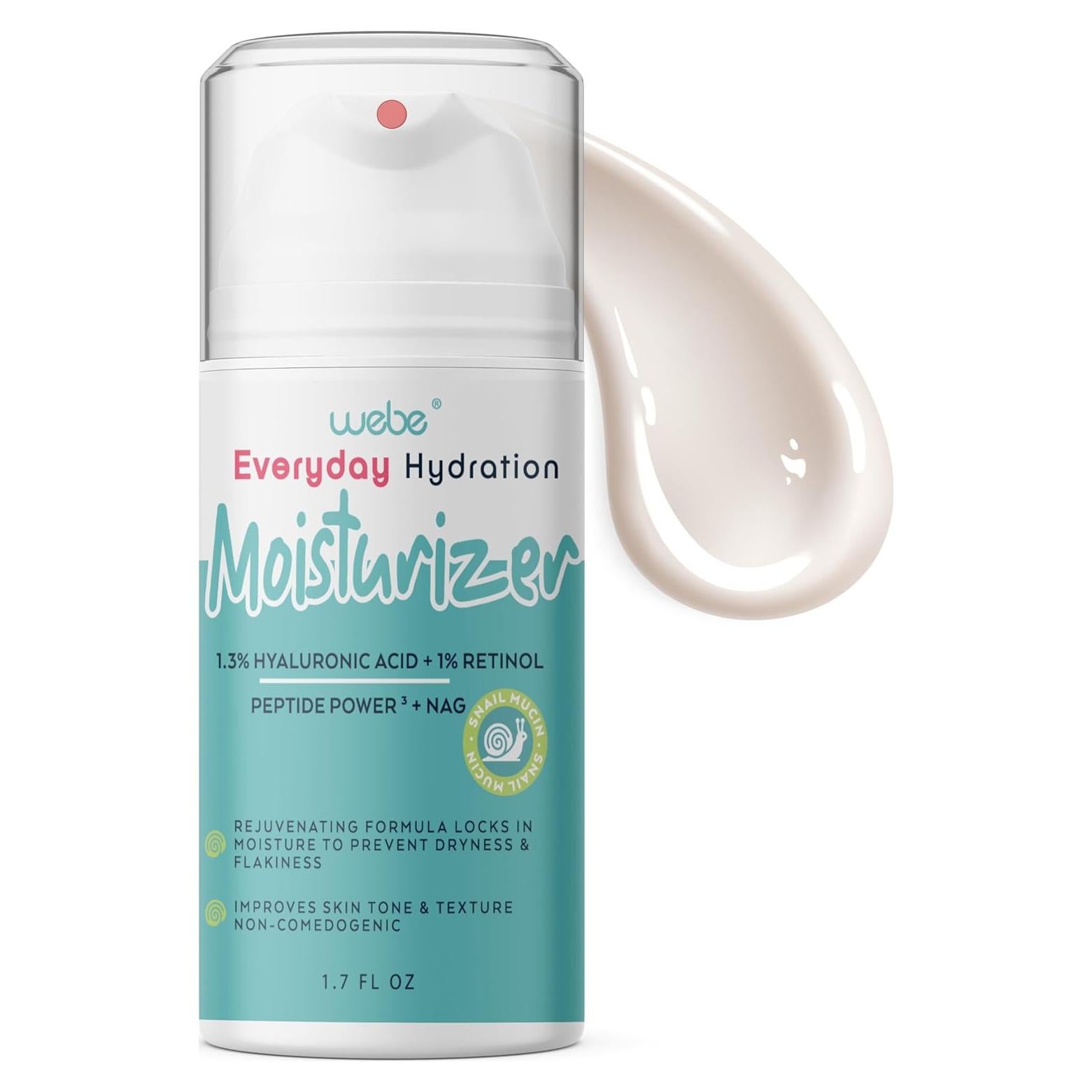 Crema Hidratante Mucina de Caracol Webe 50 ml - Antienvejecimiento