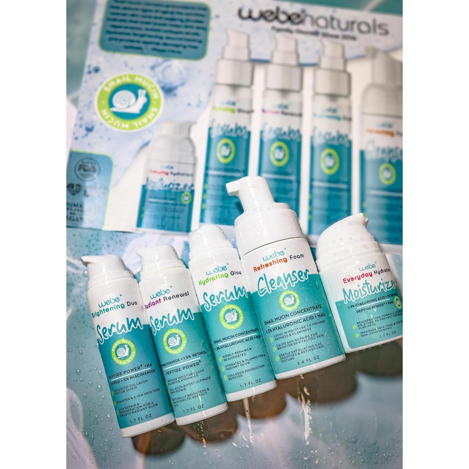 Crema Hidratante Mucina de Caracol Webe 50 ml - Antienvejecimiento