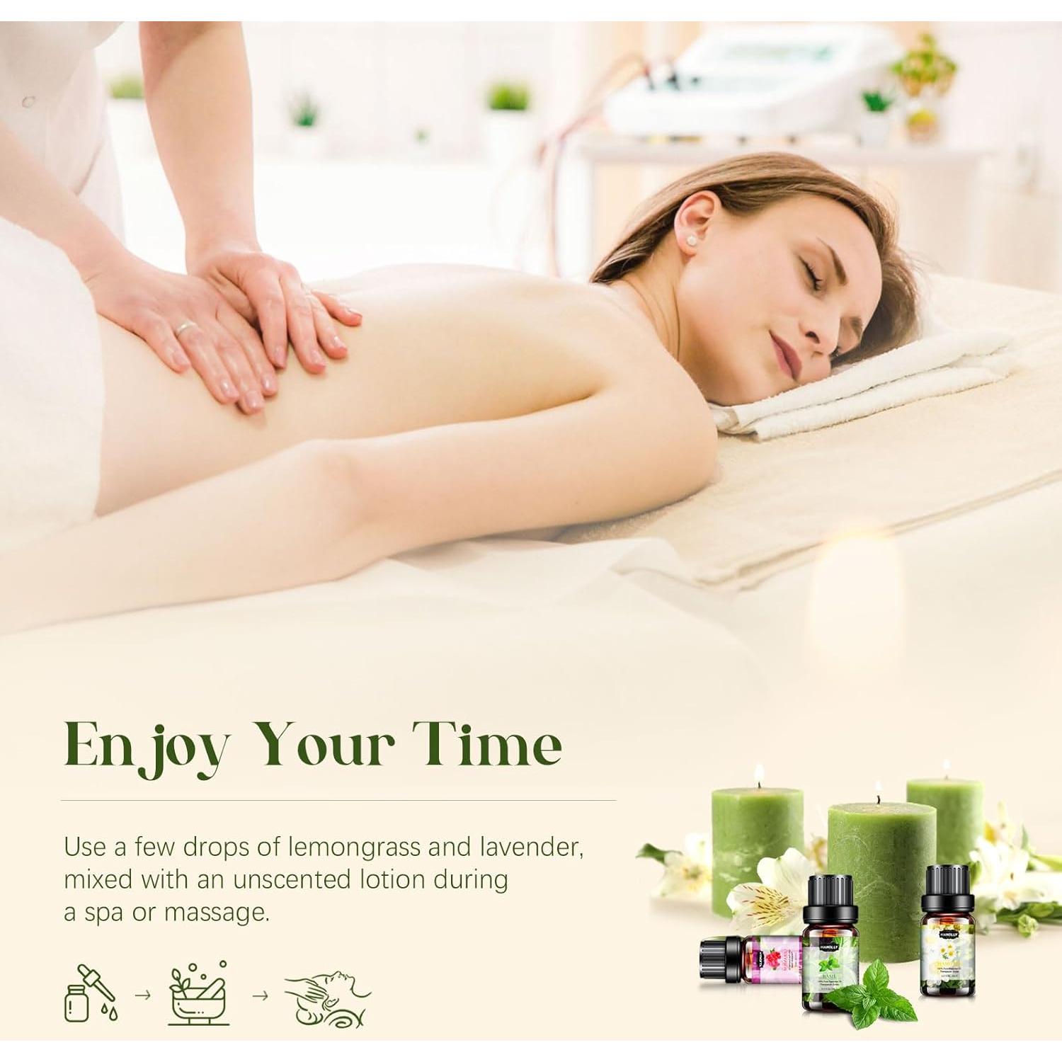 Juego de 32 Aceites Esenciales 5ml - Aromaterapia Hanolly