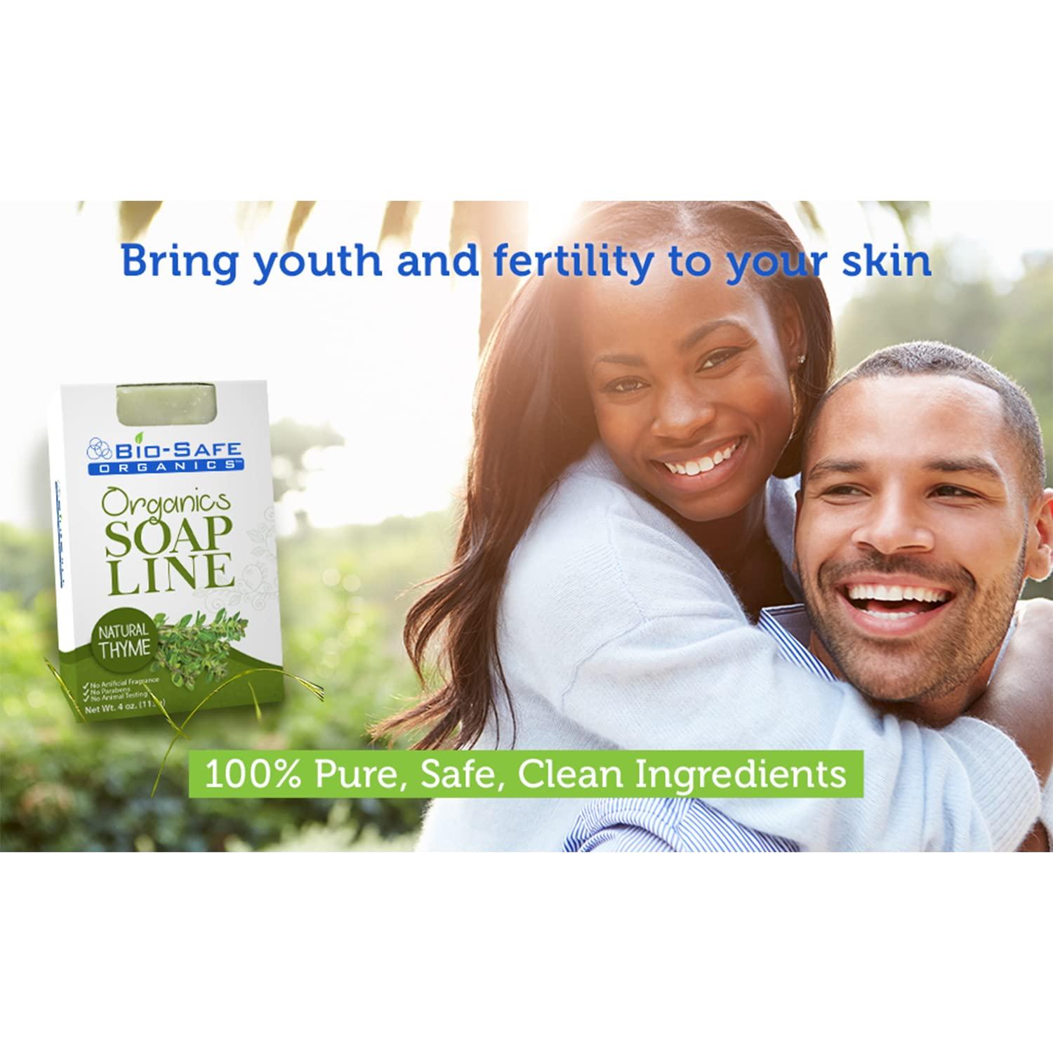 Jabón Natural de Tomillo Orgánico Bio-Safe 113g - Hecho a Mano