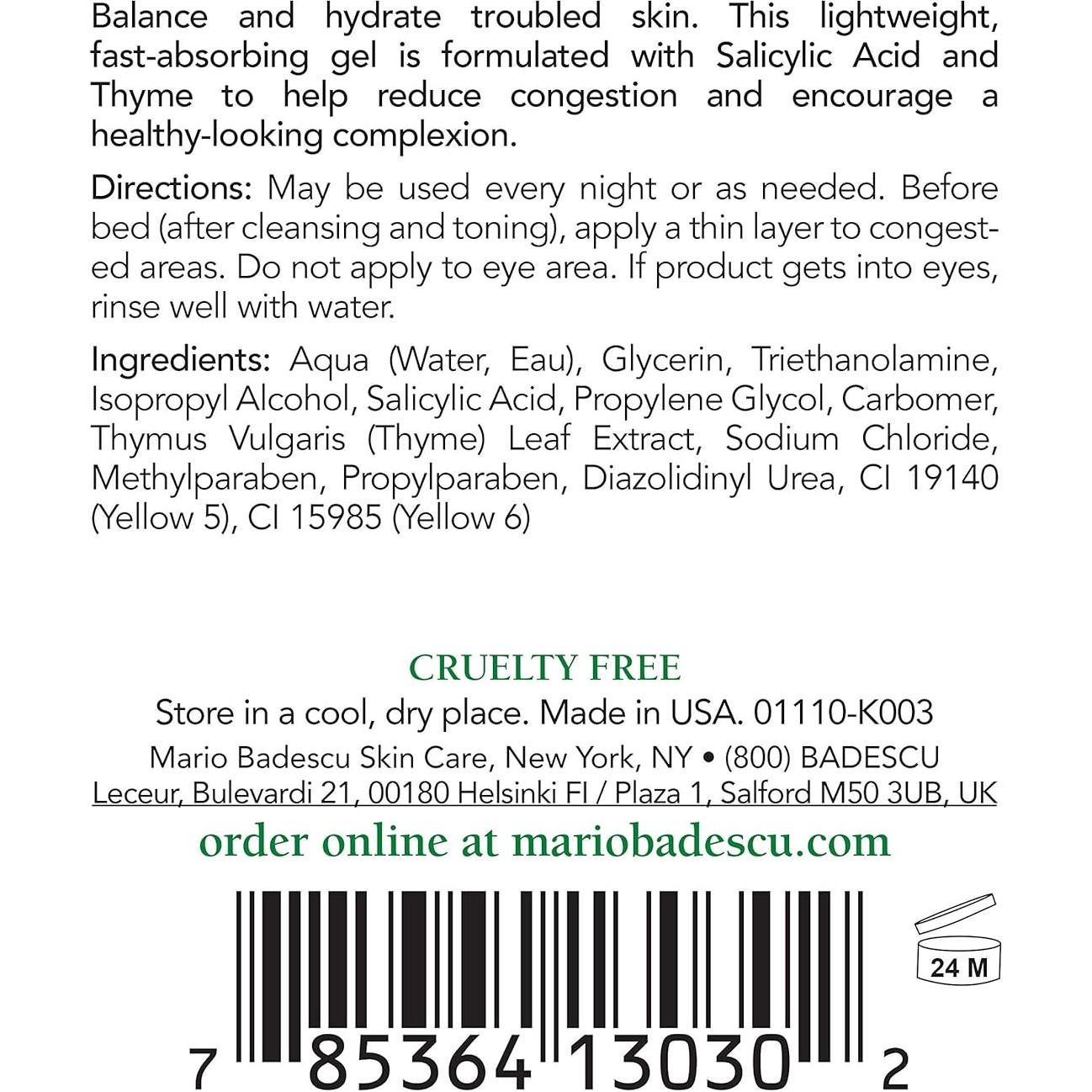 Suero Anti Acné Mario Badescu 30ml para Piel Mixta y Grasa