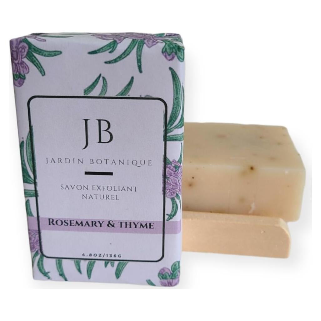 Jabón Natural de Romero y Tomillo 141.75g Hecho a Mano