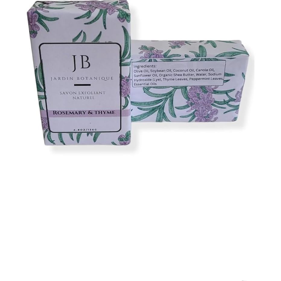 Jabón Natural de Romero y Tomillo 141.75g Hecho a Mano