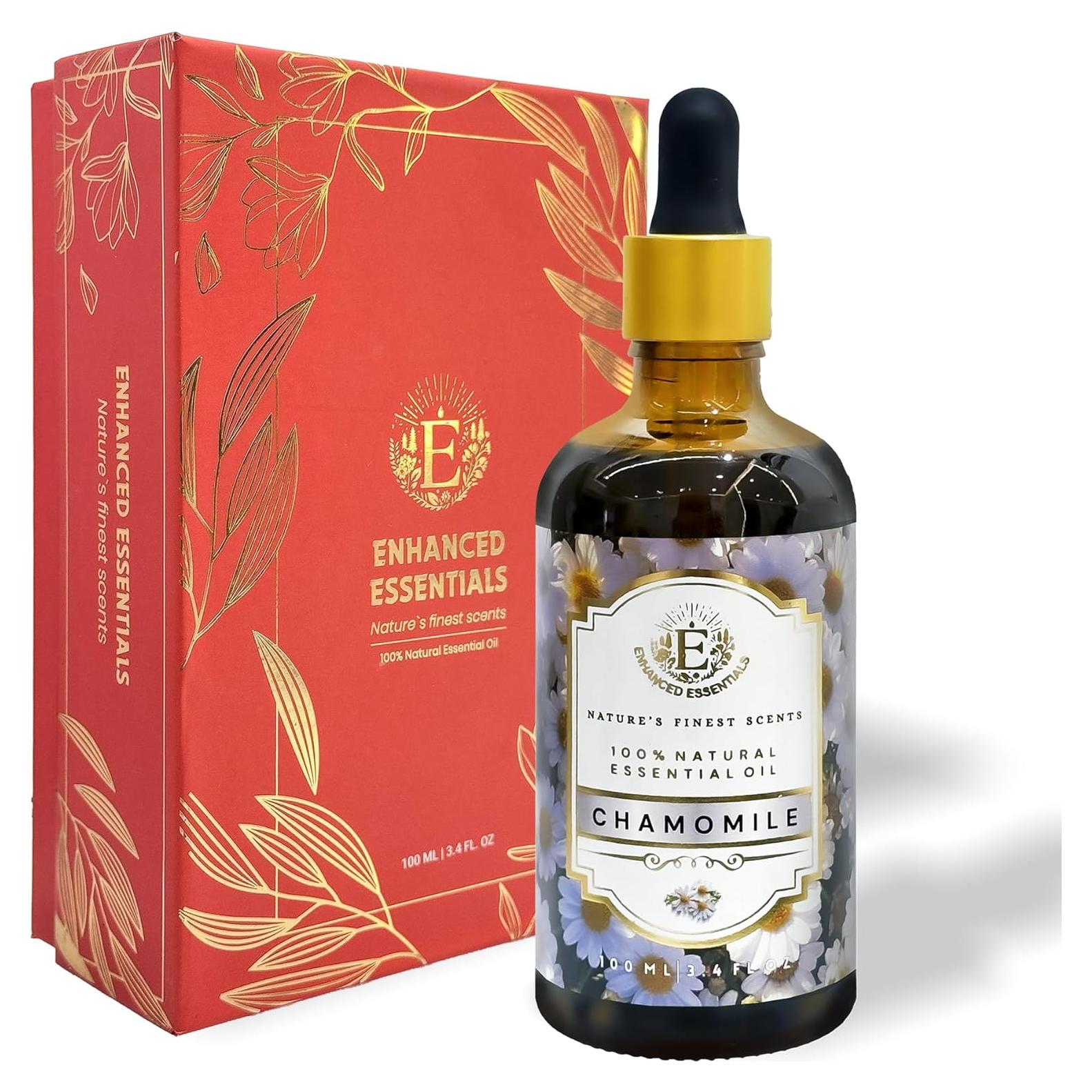 Aceite Esencial de Manzanilla 100 ml Enhanced Essentials - Puro y Natural
