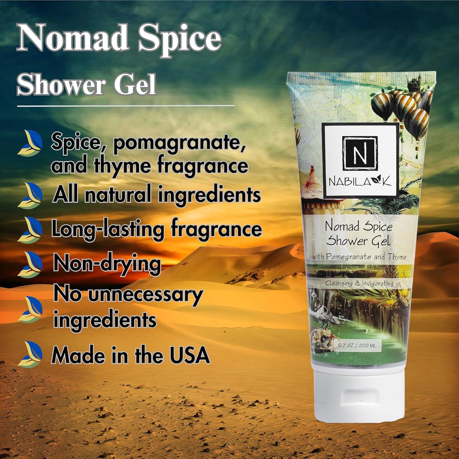 Gel de Ducha Nabila K Honeysuckle 59 ml - Natural y Hidratante