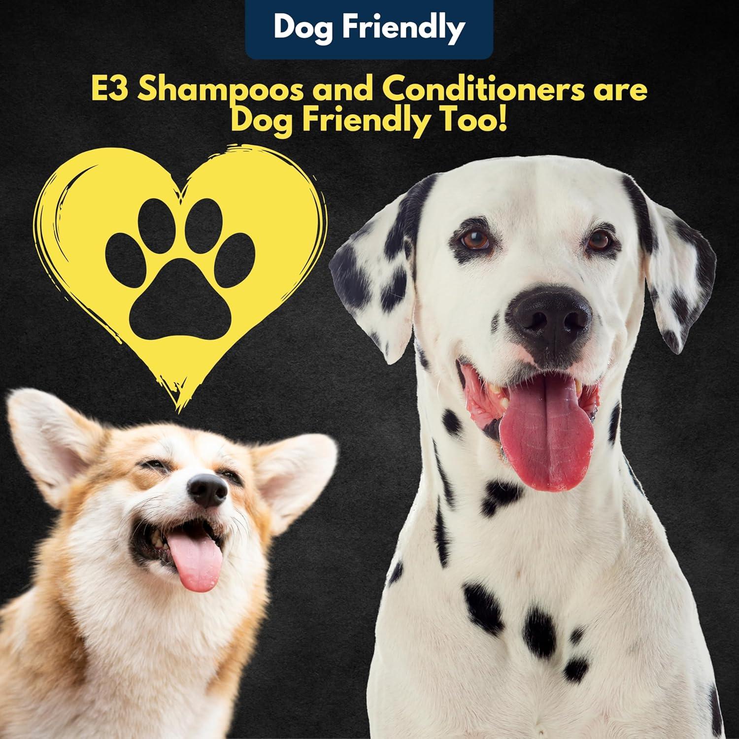 Champú E3 Antifúngico para Caballos y Perros 236.6 ml