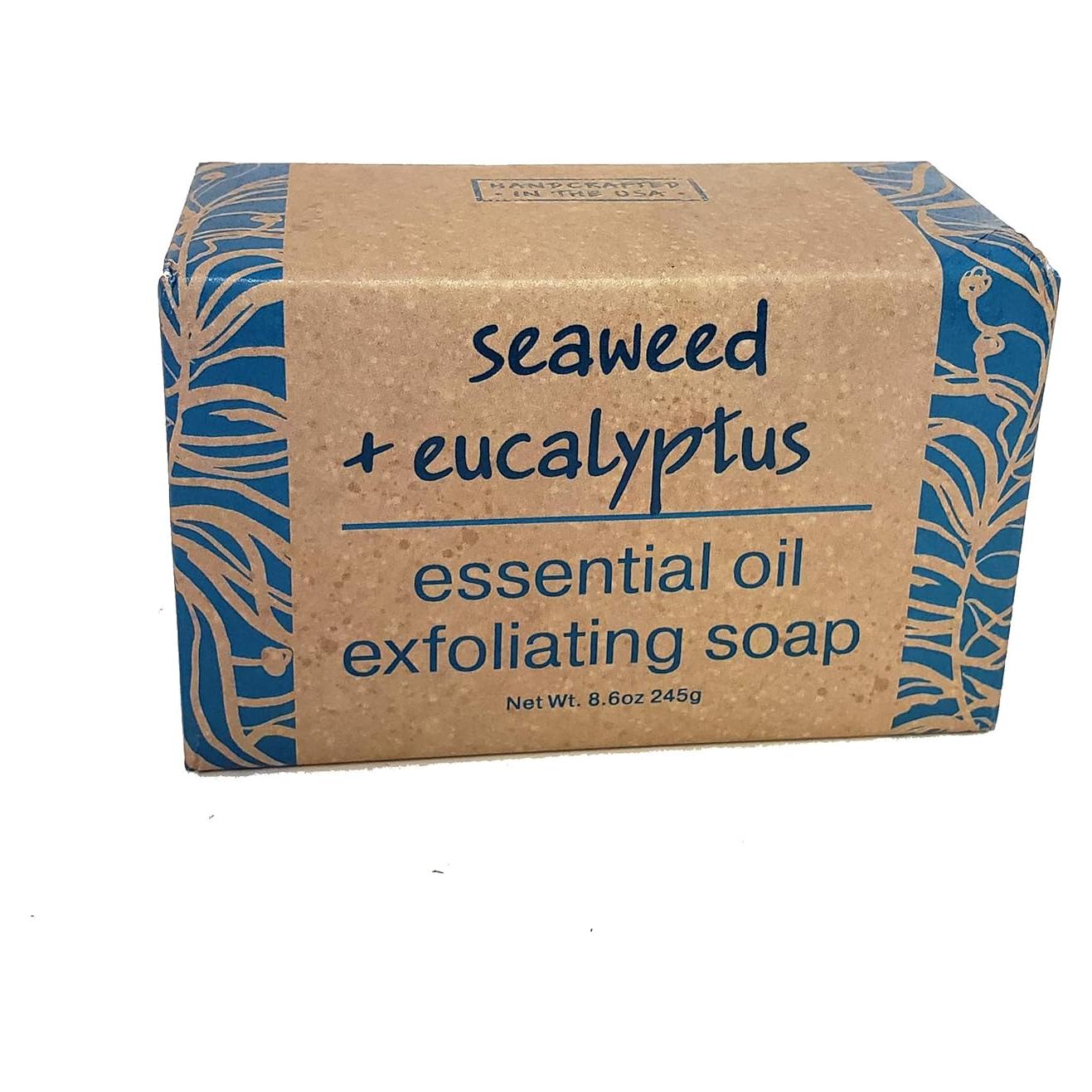 Jabón Exfoliante de Aceites Esenciales Greenwich Bay Eucalipto 243g