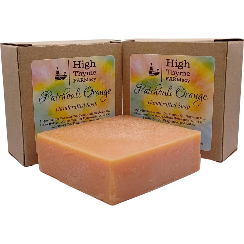 Jabón Natural de Patchouli y Naranja High Thyme 141.75g