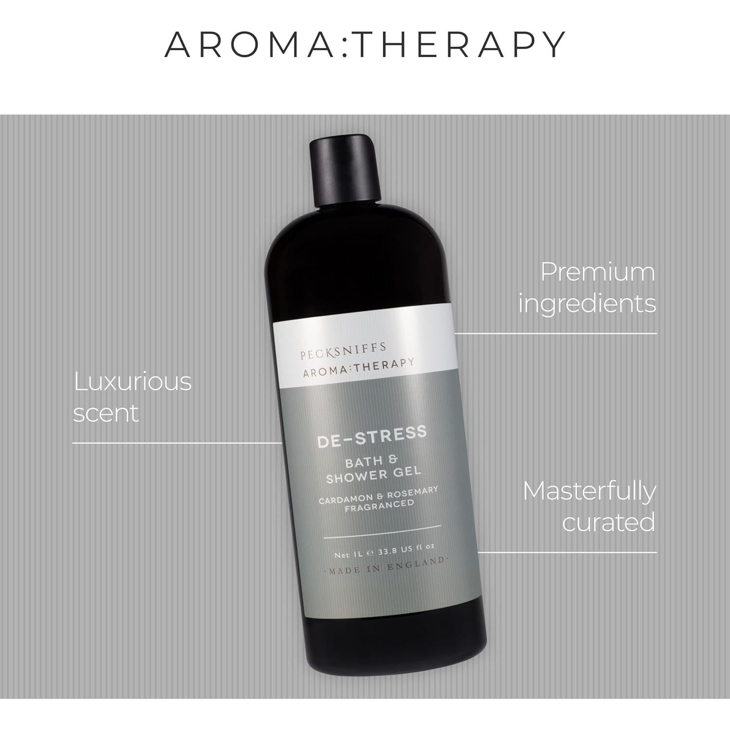 Gel de Ducha Hidratante Pecksniff's De-Stress 1L Romero Cardamomo