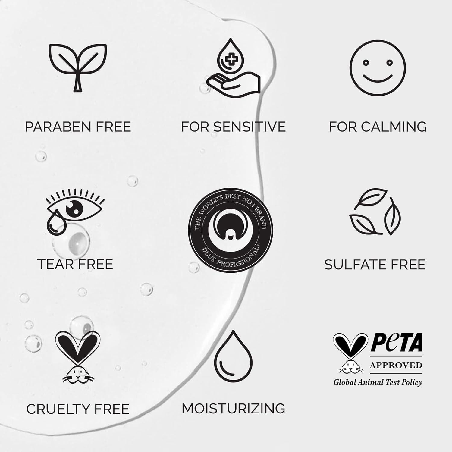 Mascarillas Faciales Calmantes DLUX PROFESSIONAL - 10 Piezas