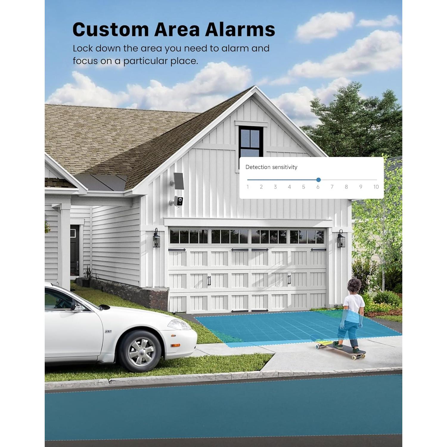 Cámara de Seguridad Inalámbrica Solar PEEIPM 1080P IP54