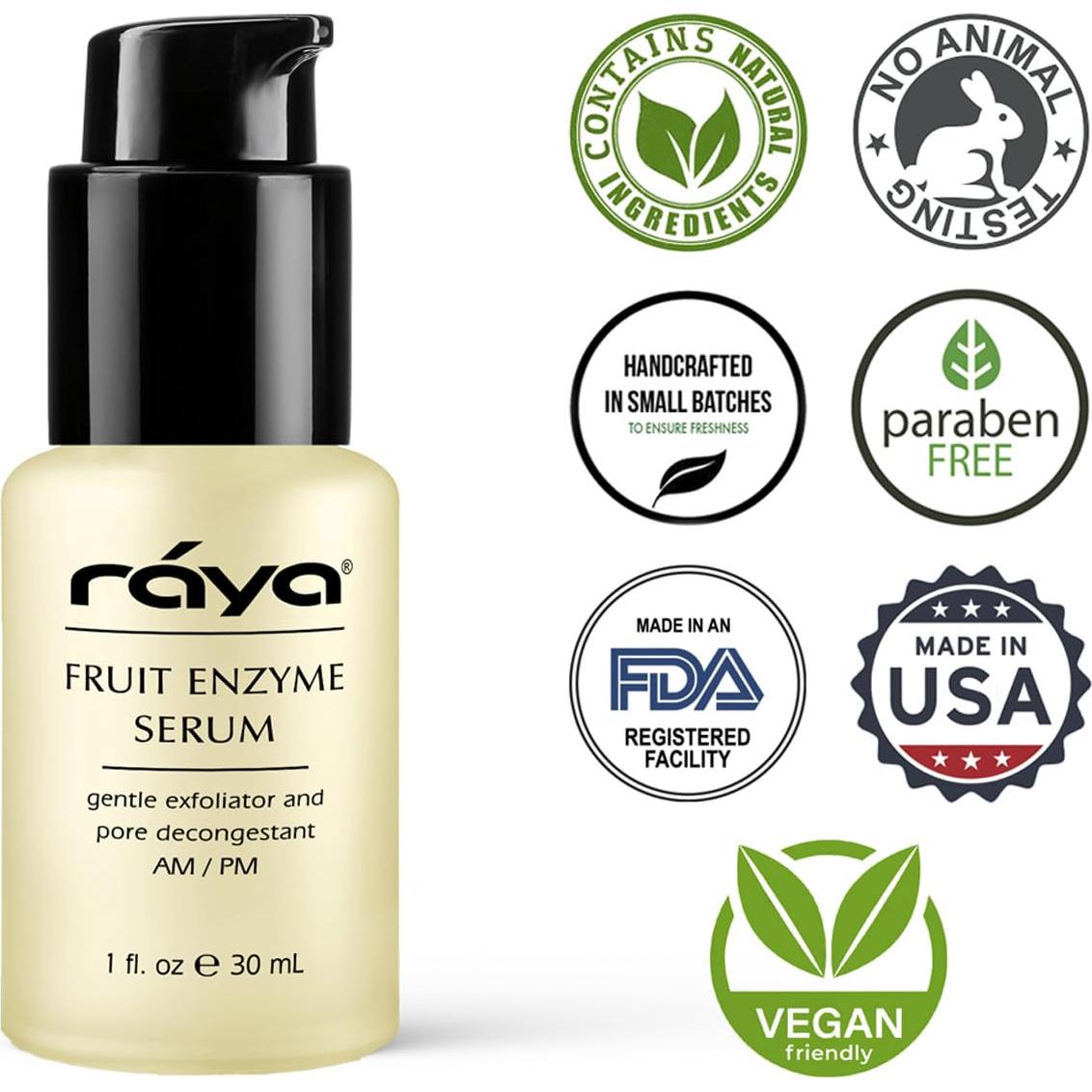 Suero Exfoliante Facial RAYA 505 - Enzima de Fruta 30g