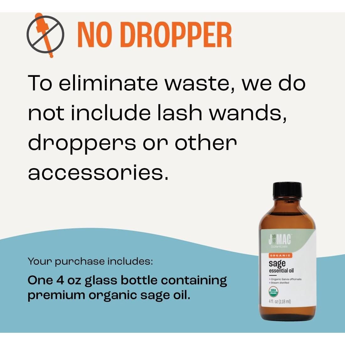 Aceite Esencial de Salvia Orgánico J Mac Botanicals 118 ml