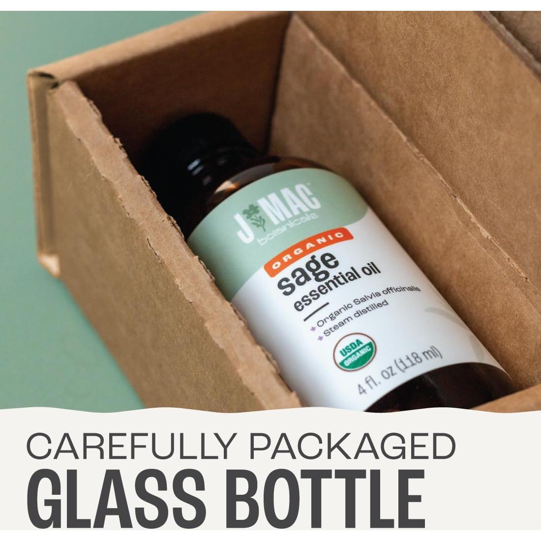 Aceite Esencial de Salvia Orgánico J Mac Botanicals 118 ml