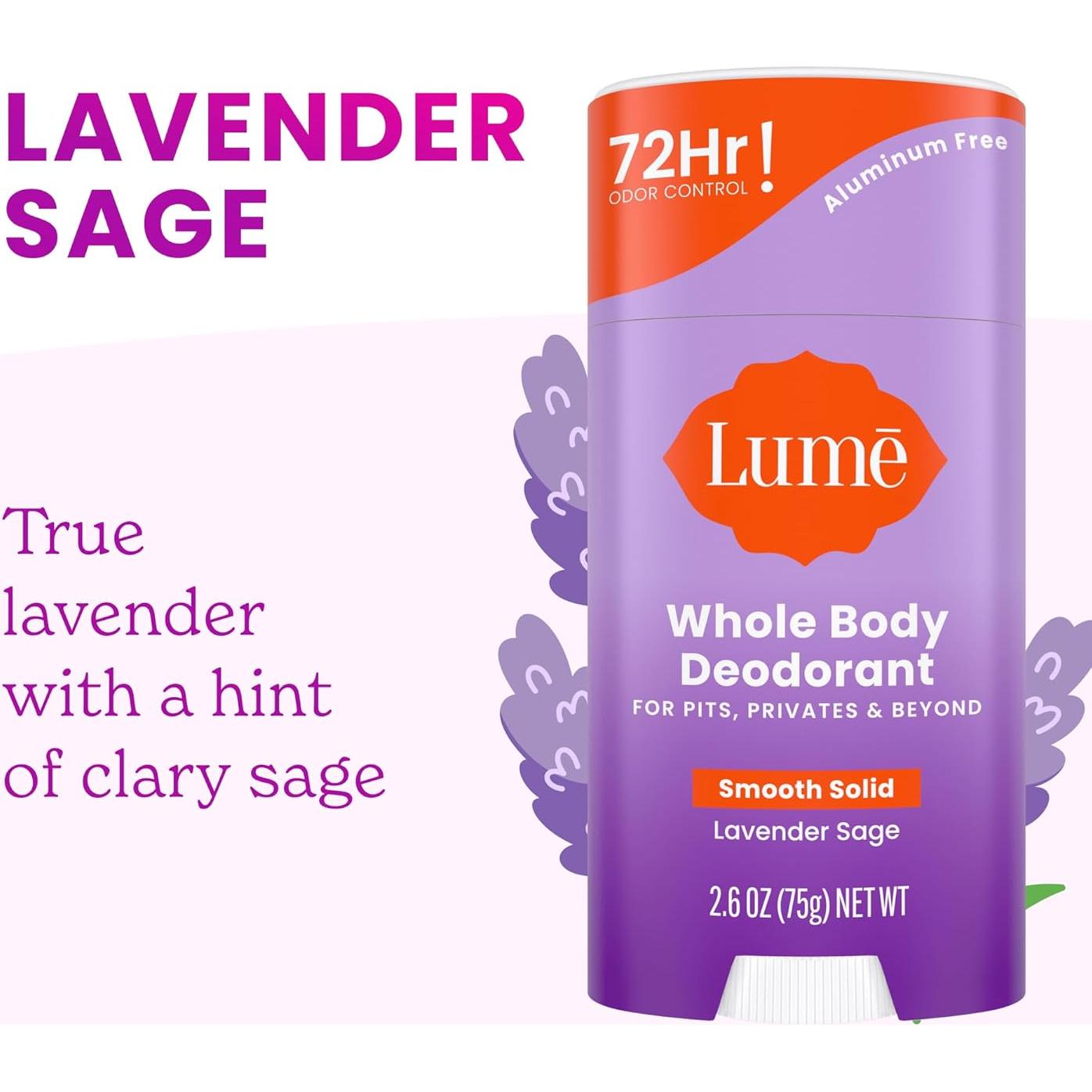 Desodorante Corporal Lume Barra Sólida 73.93g - Control Olores 72h