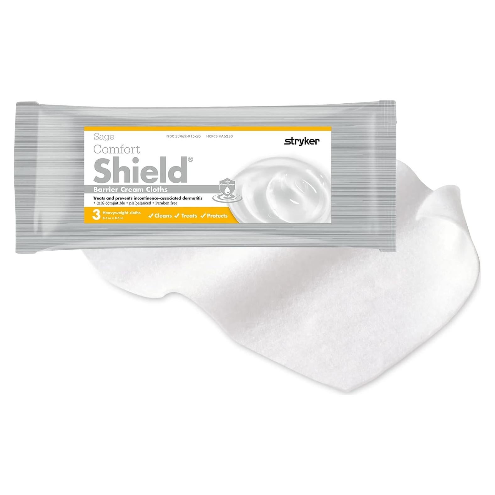 Toallitas de Crema Barrera Comfort Shield - 3 Toallitas