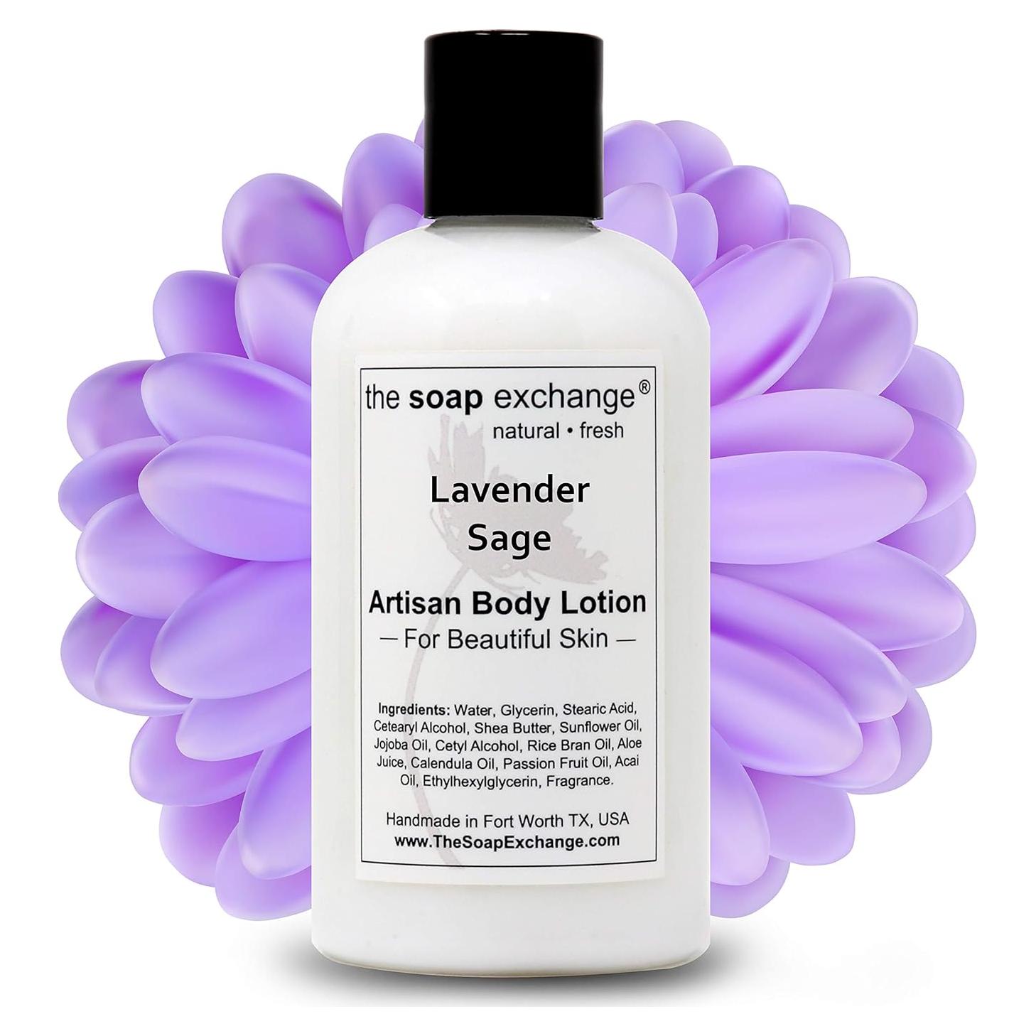 Loción Corporal Natural The Soap Exchange 240 ml Salvia Lavanda