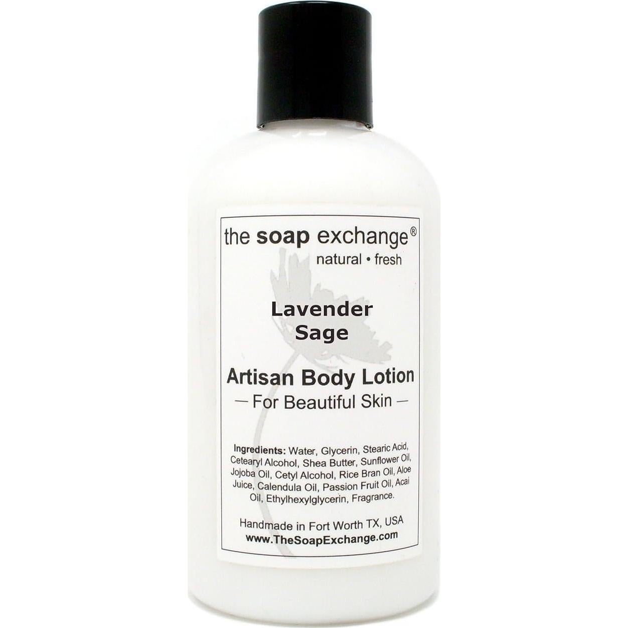 Loción Corporal Natural The Soap Exchange 240 ml Salvia Lavanda