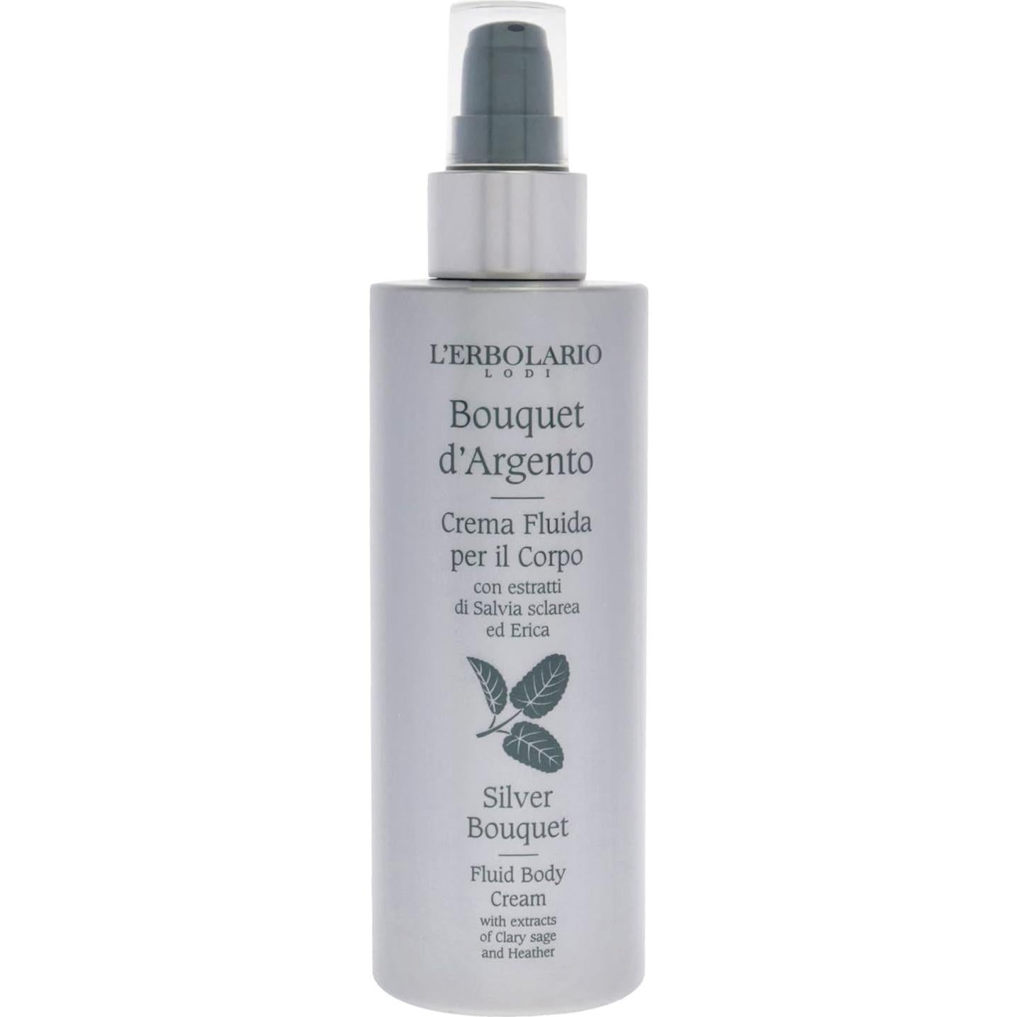 Crema Corporal Fluida L'Erbolario 190 g - Hidratante Salvia y Brezo