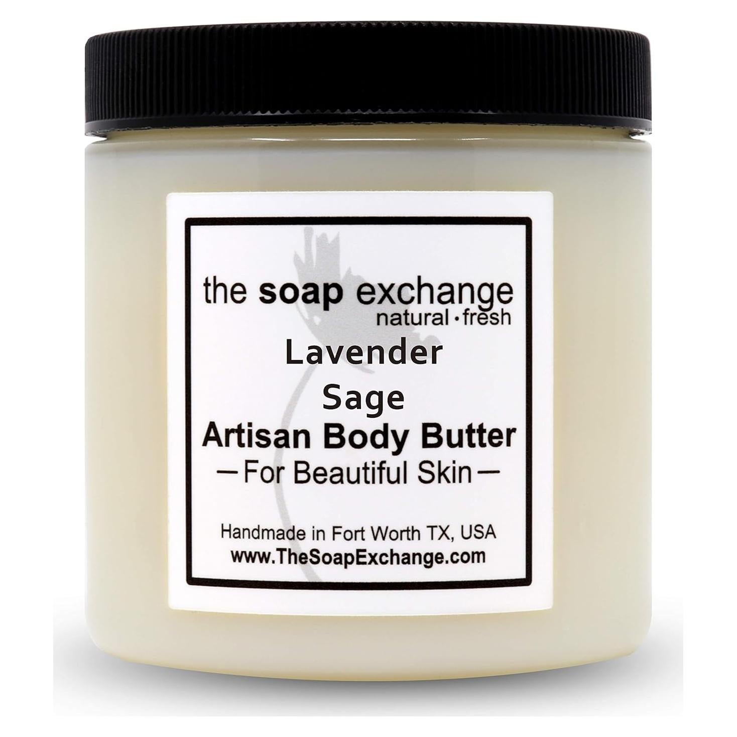 Manteca Corporal The Soap Exchange 120 ml Salvia de Lavanda