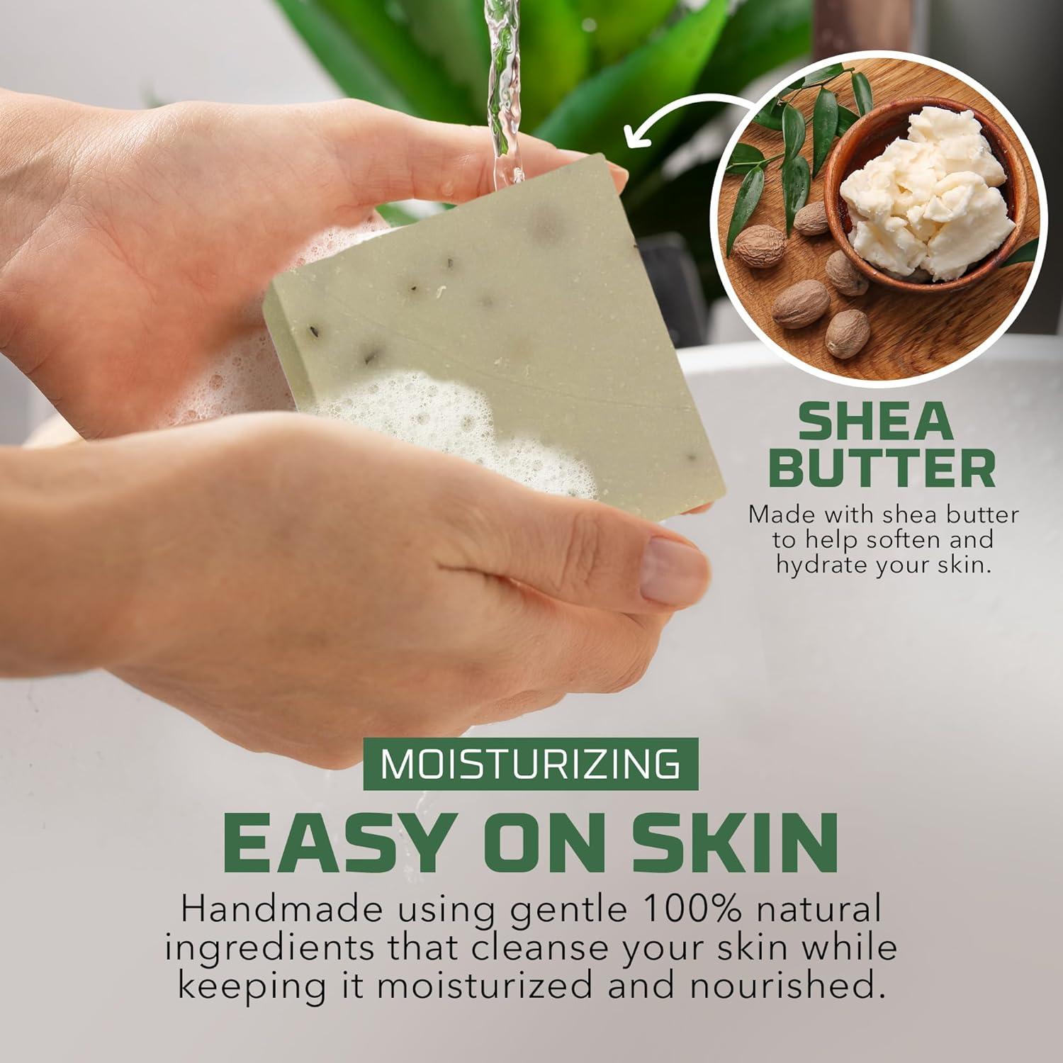 Set de Jabones Artesanales Eucalipto y Aloe - Edad de la Salvia