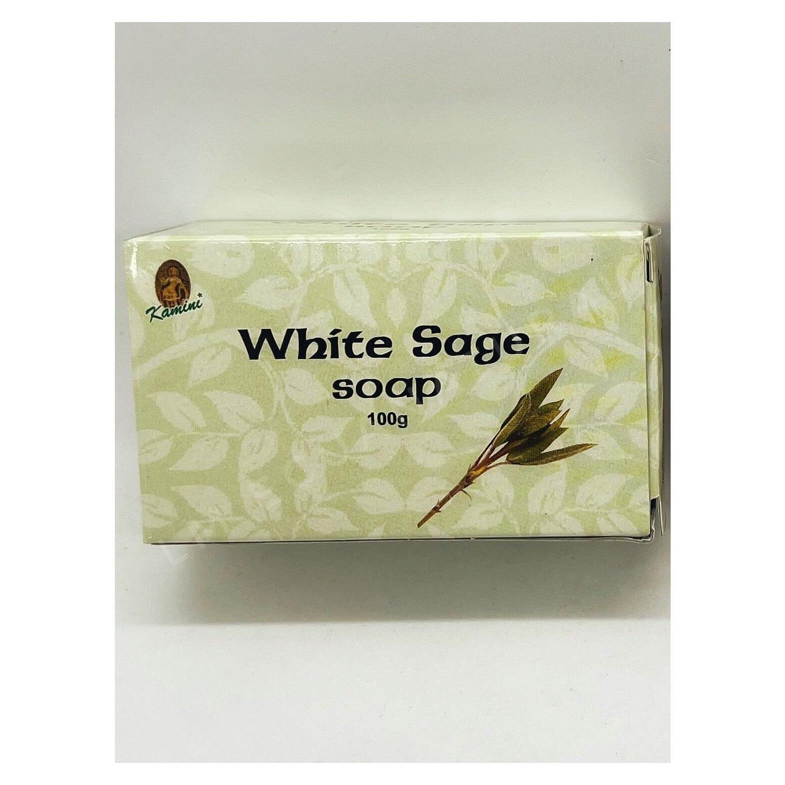 Jabón Vegetal de Salvia Blanca 100g - Ecuanatural - Aromaterapia