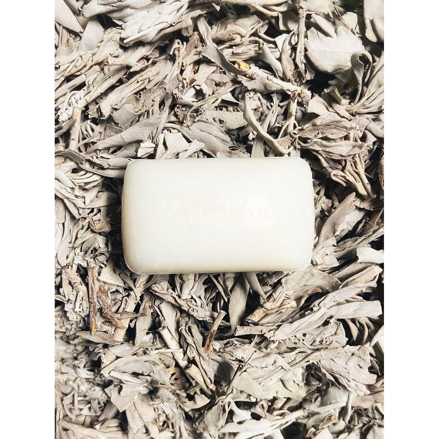 Jabón Vegetal de Salvia Blanca 100g - Ecuanatural - Aromaterapia