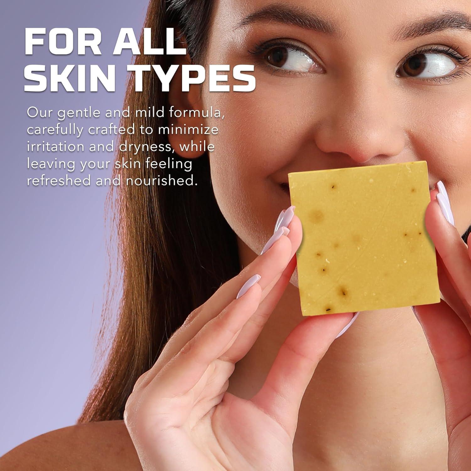 Conjunto de Jabones Artesanales Age of Sage - 4pk Aroma Miel y Ébano