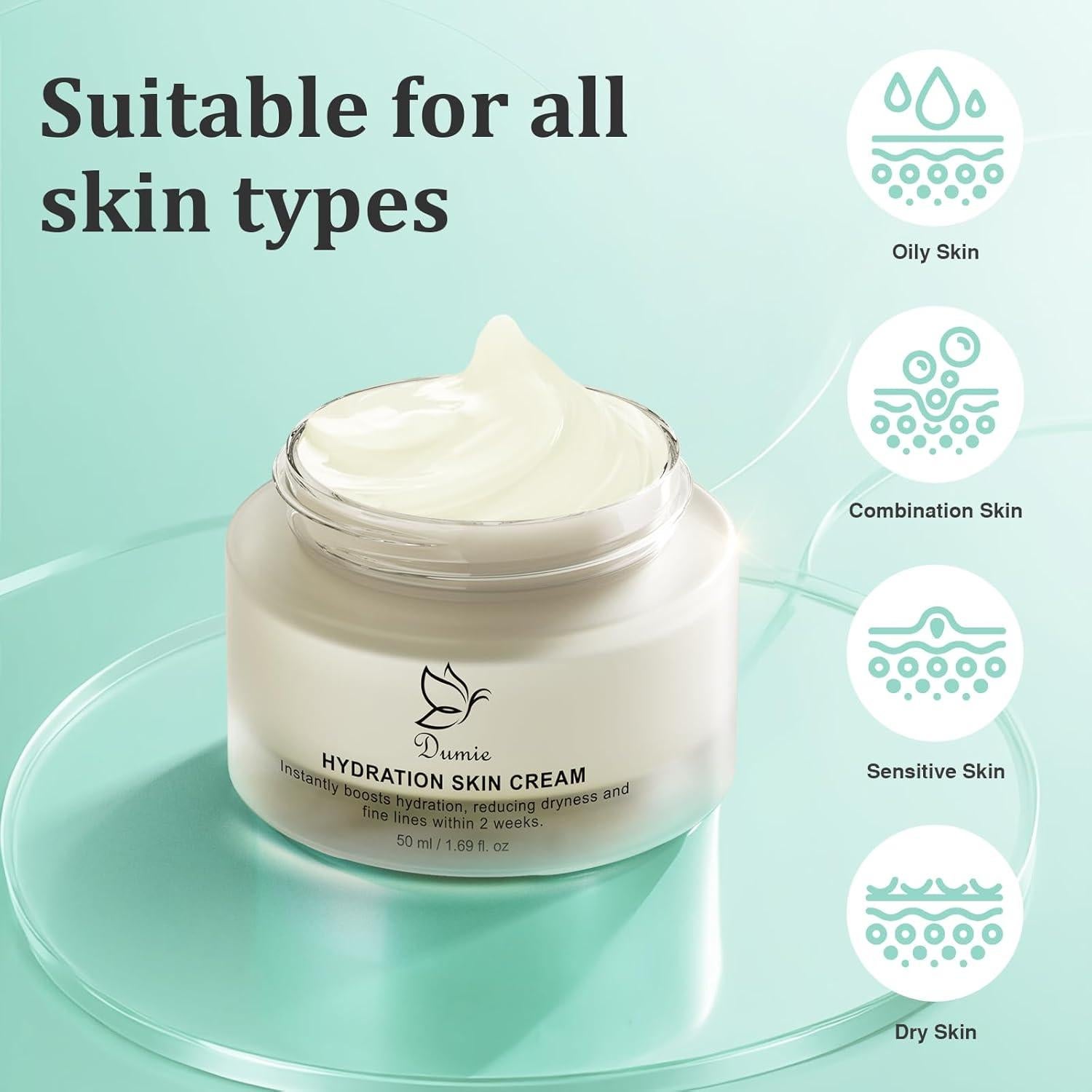 Hidratante Facial Anti Envejecimiento Dumie 50ml - Piel Suave y Joven