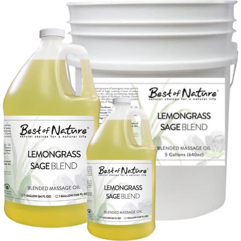 Aceite de Masaje Aromaterapia Mejor de la Naturaleza 3.785 L