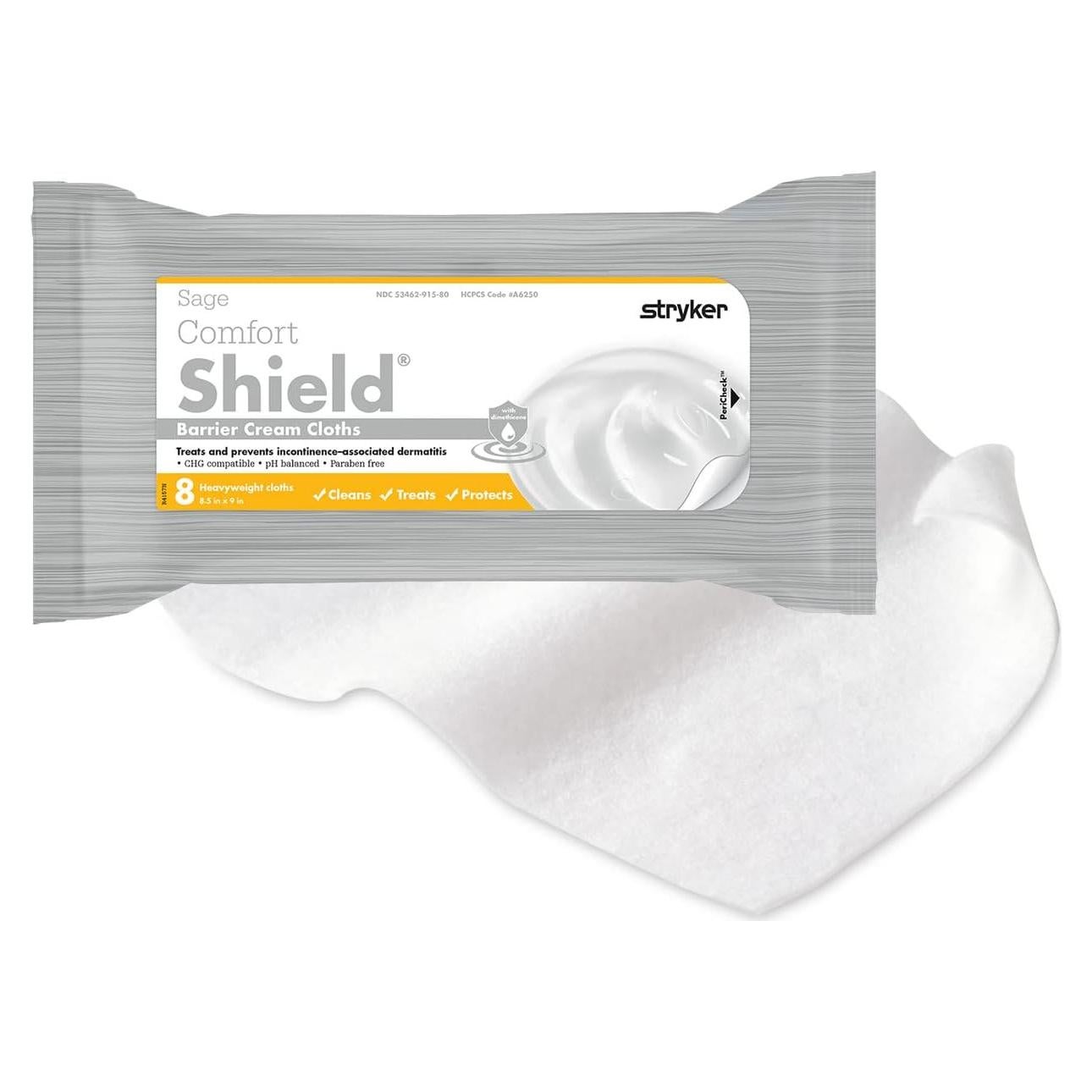 Toallitas Barrier Stryker Sage Comfort Shield 8pk